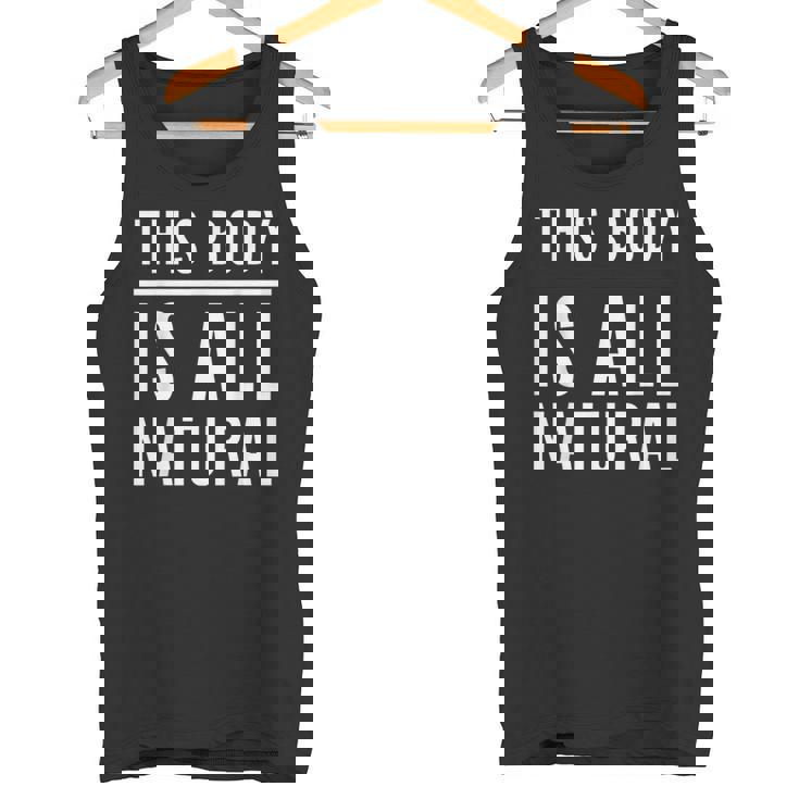 Health Nut Fitness Support Organic Foodie Natural Tank Top