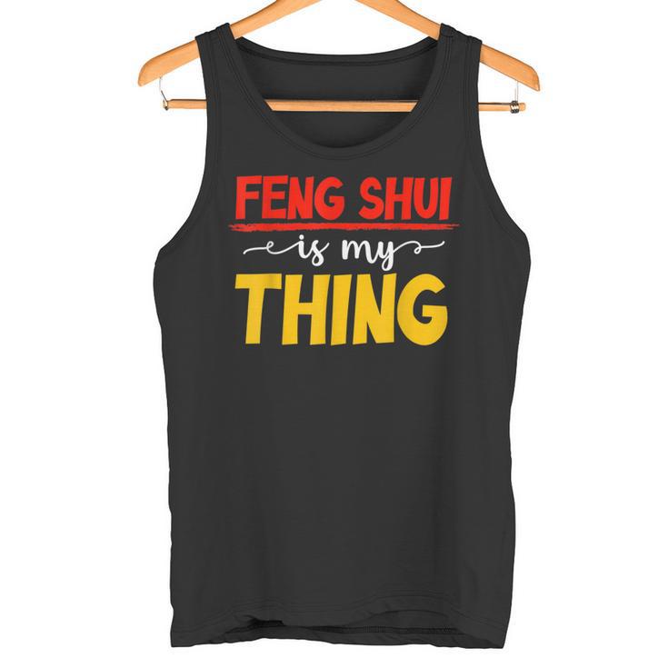 Herren Feng Shui Ist Mein Ding Gläubiger Chinesischer Buddhismusermögen Tank Top