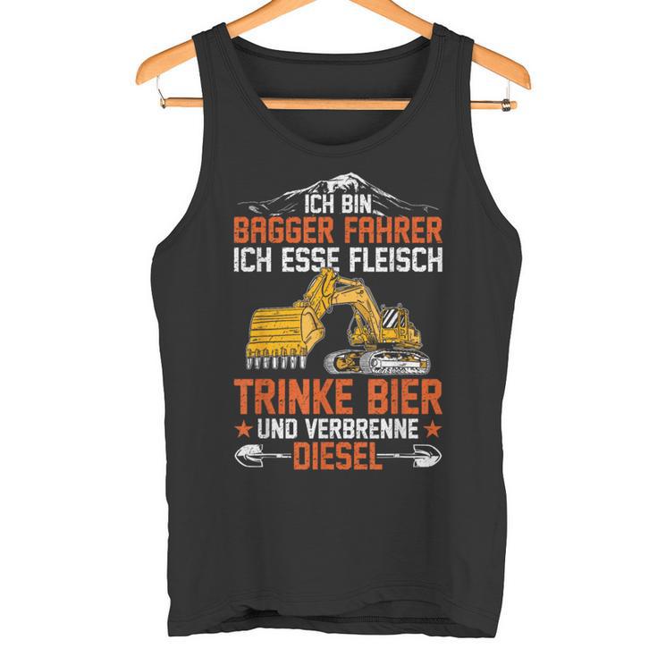 Ich Trinke Bier Underbrenne Diesel Tank Top