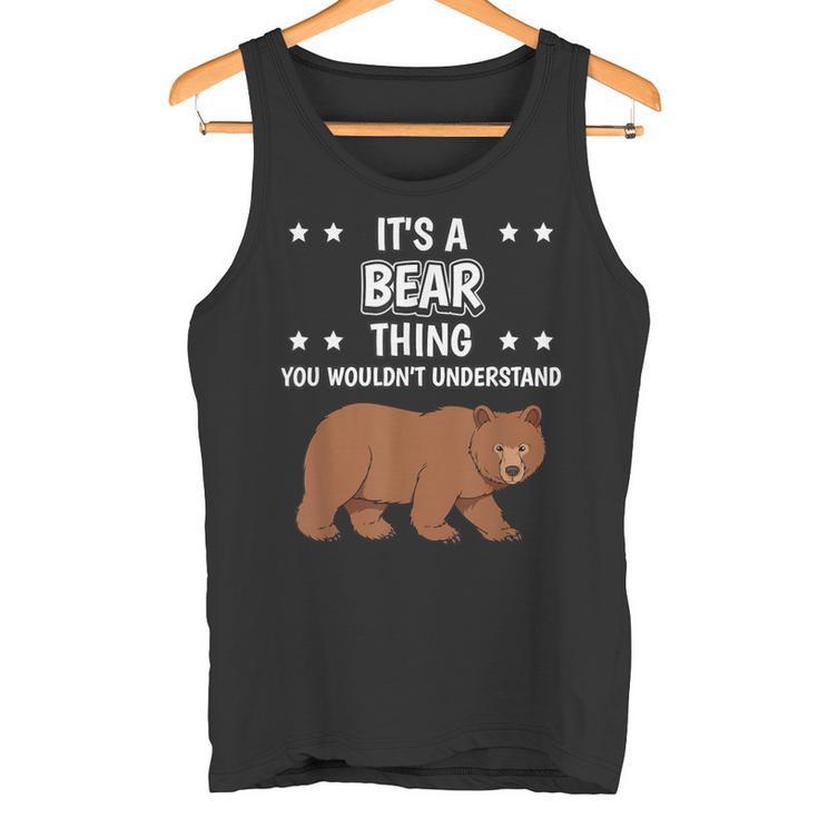 Ist So Ein Bär Ding Lustiger Spruch Bären Tank Top