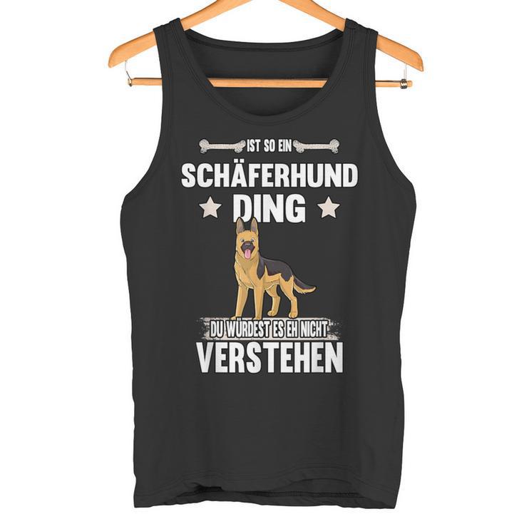 Ist So Ein Deutscher Shepherd Ding Dog S Tank Top