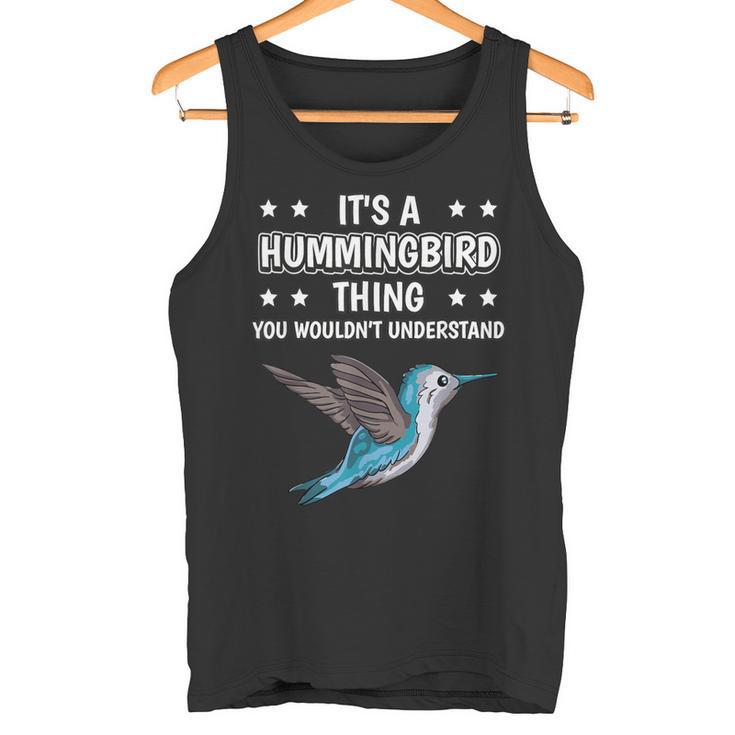 Ist So Ein Kolibri Ding Lustiger Spruch Kolibris Tank Top