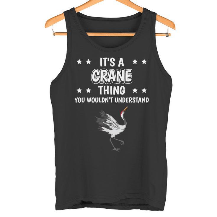 Ist So Ein Kranich Ding Saying Kraniche Tank Top