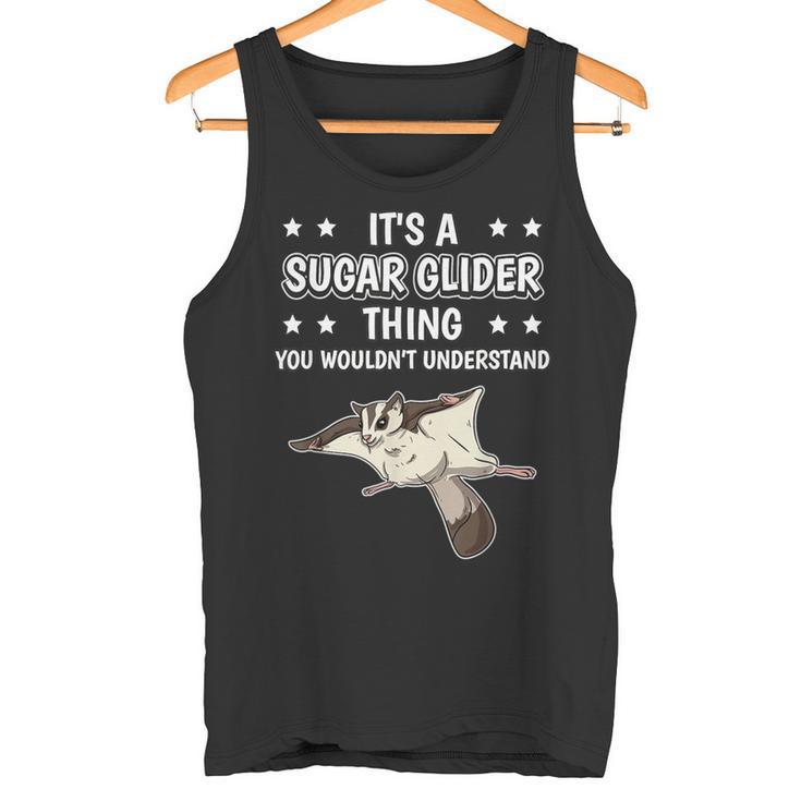 Ist So Ein Kurzkopfgleitbeutler Ding Spruch Sugar Glider Tank Top