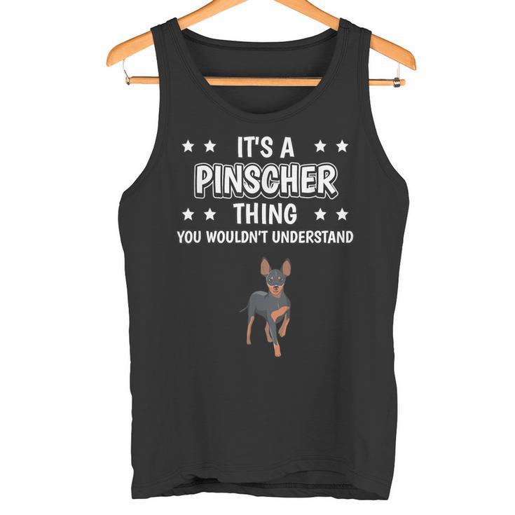 Ist So Ein Pinscher Ding Lustiger Spruch Pinscher Tank Top