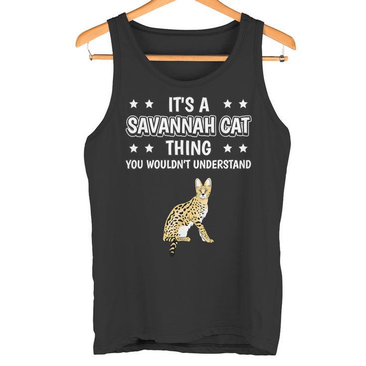 Ist So Ein Savannah Cat Ding Tank Top