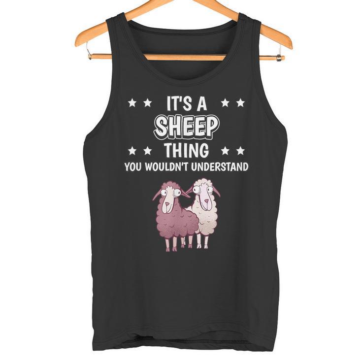 Ist So Ein Schaf Ding Lustiger Spruch Schafe Tank Top