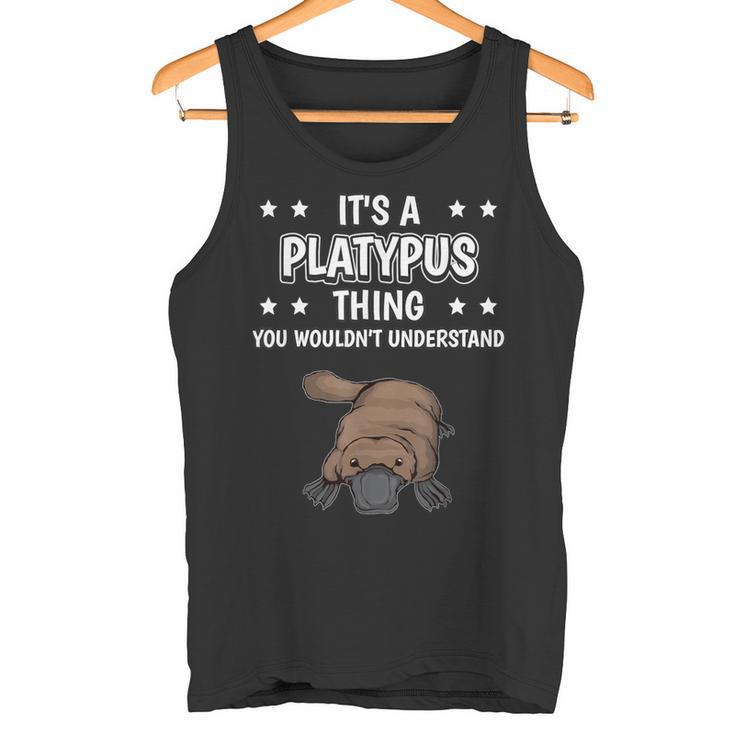 Ist So Ein Schnabeltier Ding Lustiger Spruch Schnabeltiere Tank Top