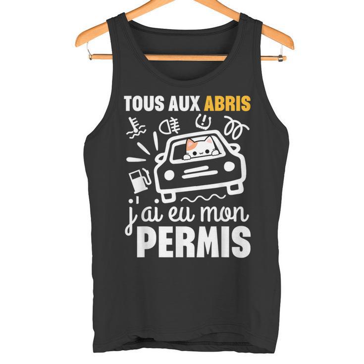 Débardeur Humour Jeune Conducteur – Cadeau Permis De Conduire – Pour Fille, Garçon, Homme, Femme – Taille Unique