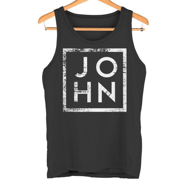 John Minimalism Tank Top