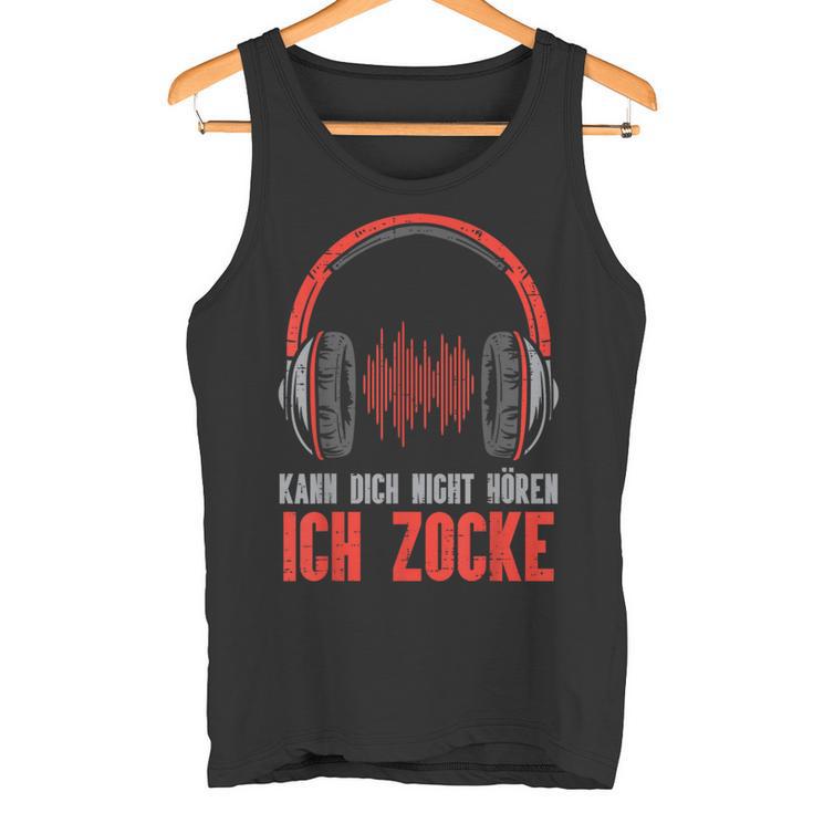 Kann Dich Nicht Hören Ich Zocke Gamer Gamer Gamer Boys' Tank Top