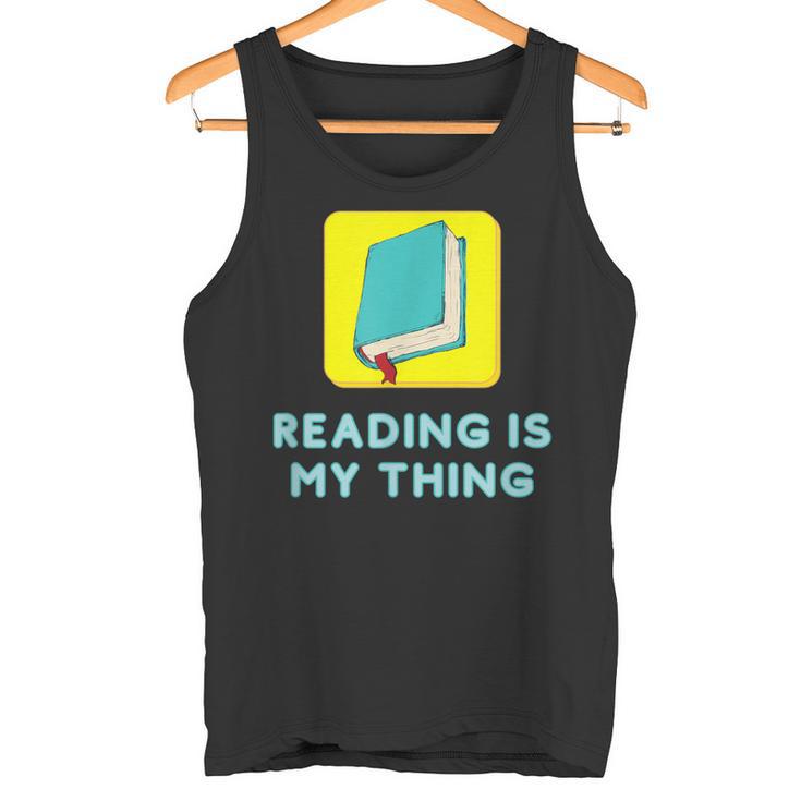 Lesen Ist Mein Ding Lehrer Bibliothekar Bücherwürmer Tank Top