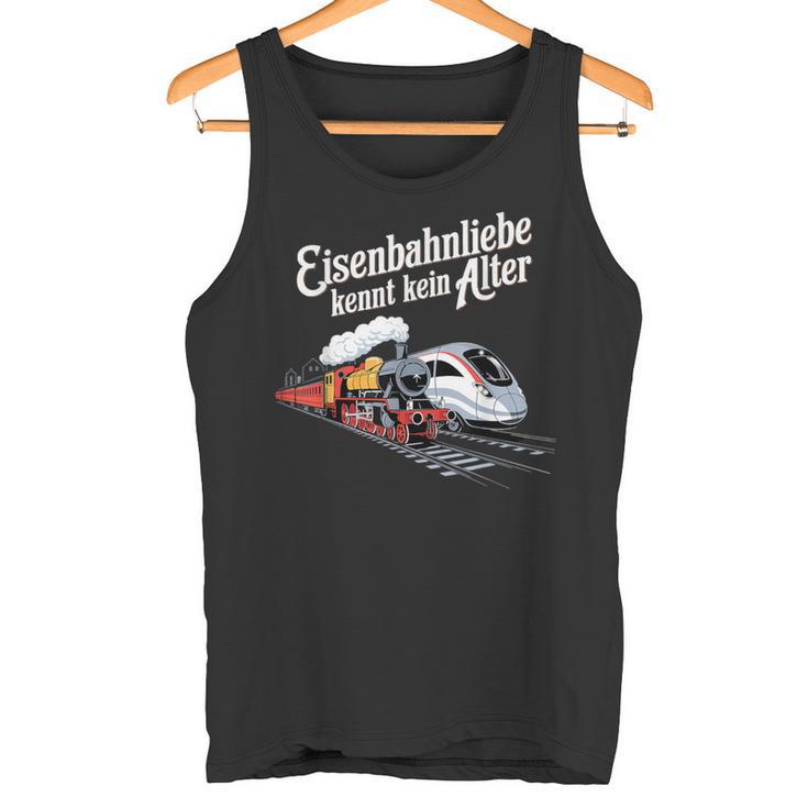 Model Railway Saying Eisenbahn Liebe Damplok Modellbau Tank Top