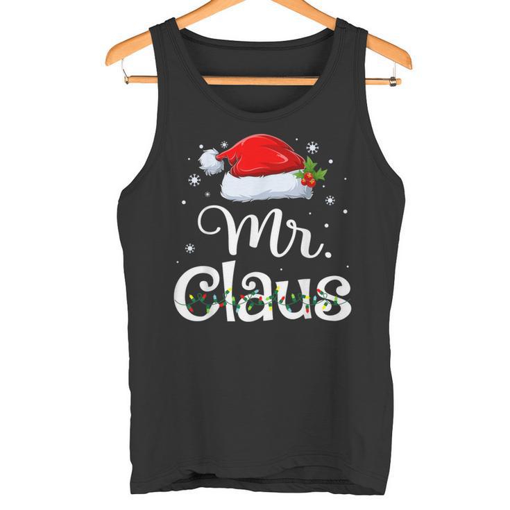 Mr And Mrs Claus Pyjama Santa Tank Top