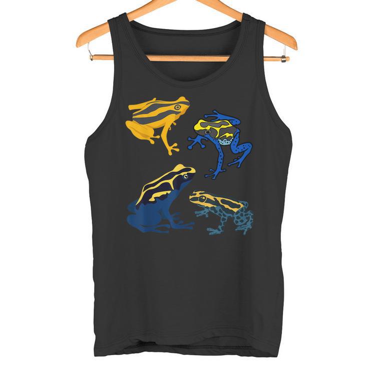 Pfeilgiftfrosch Baumsteigerfrösche Dendrobatidae Blue Cool Tank Top