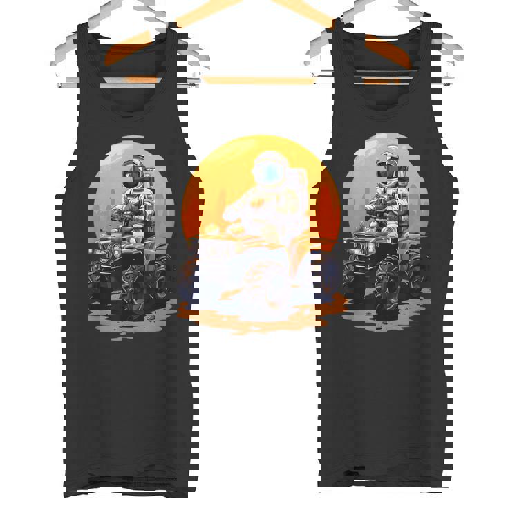 Scary Spooky Halloween Pumpkin Moon Rover Tank Top