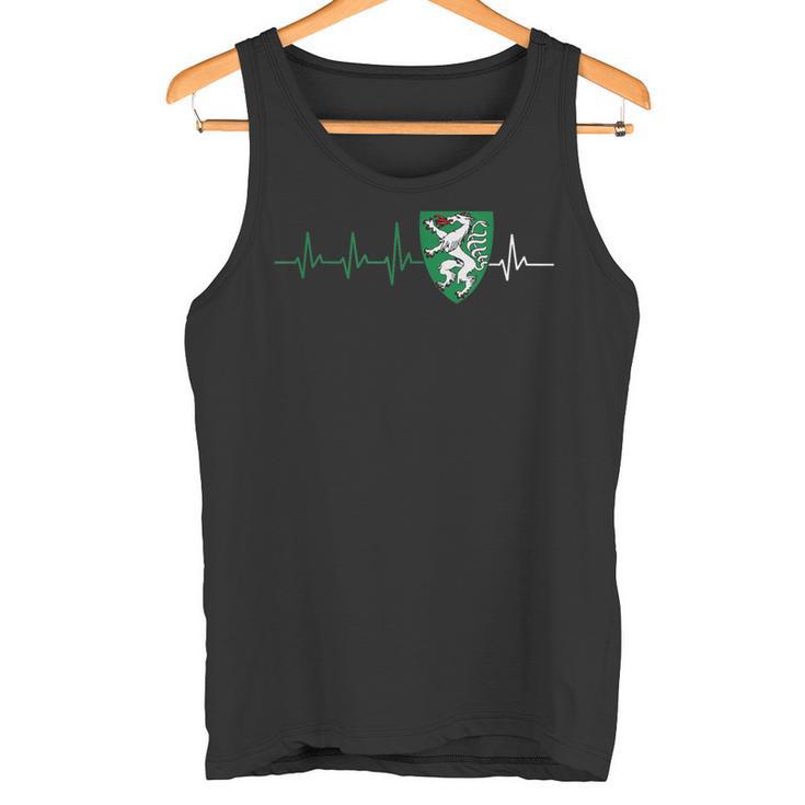 Steiermark Steirisch Crest Heartbeat Steirer Tank Top