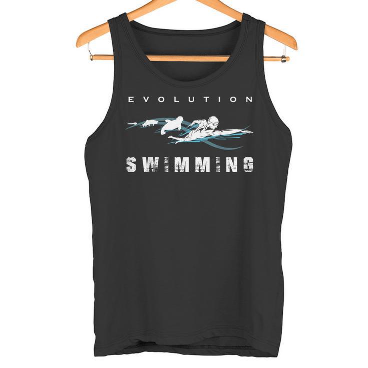 Swimming Evolution Swimmer Sportler Swimming Tank Top