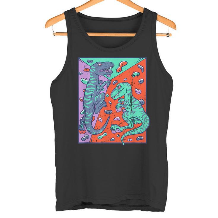 T-Rex Rock Climbing Dino Bouldering Tank Top