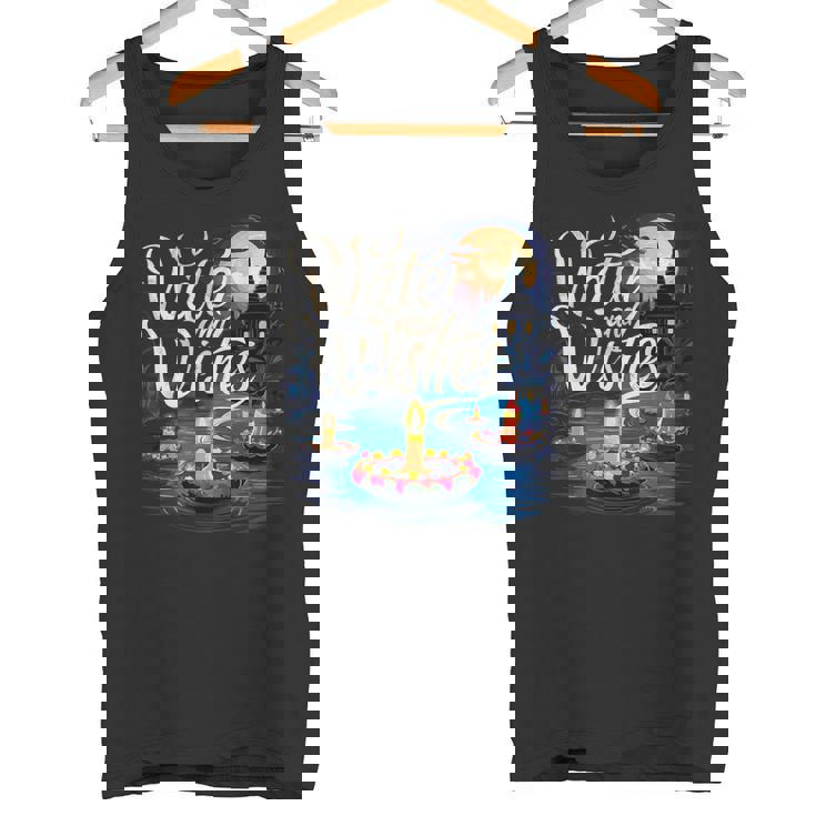 Thailand Celebrate Light Lantern Festival Tank Top