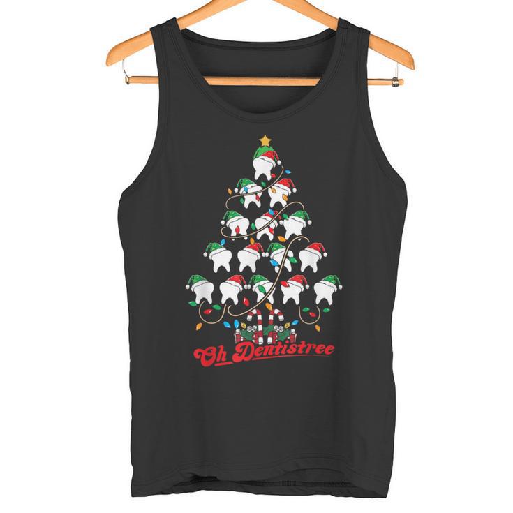 Weihnachtsbaum Zähne Zahnarzt Oh Dentistree Dentalhygieniker Tank Top