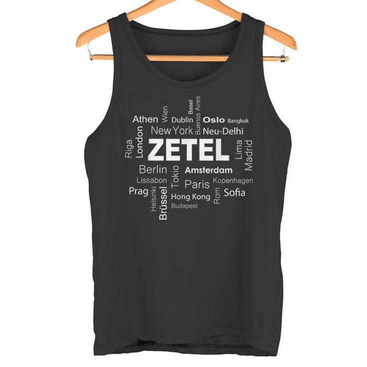 Zetel Zetel Meine Hauptstadt Tank Top