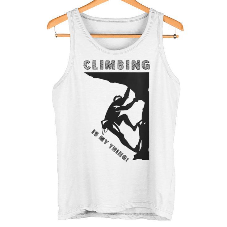 Damen Klettern Ist Mein Ding Mit-Ausschnitt Tank Top