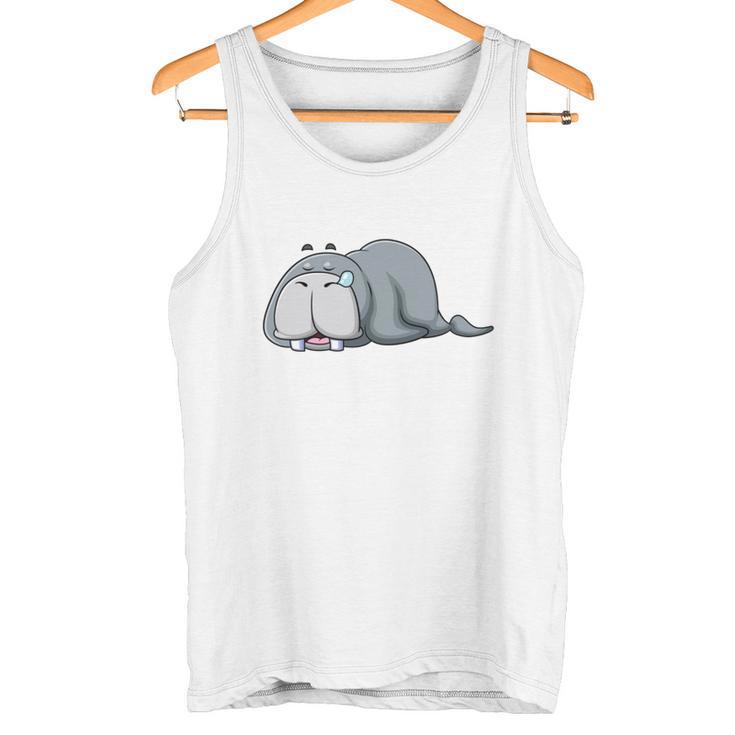 Das Dickerchen Macht Ein Naperchen Walrus Pyjamas Sleep Tank Top