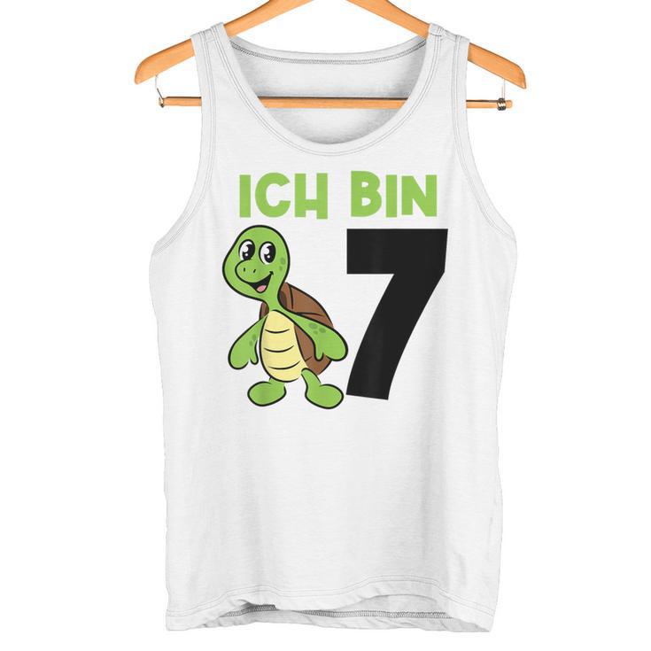 Ich Bin 7 7 Geburtstag Schildkröte Tank Top