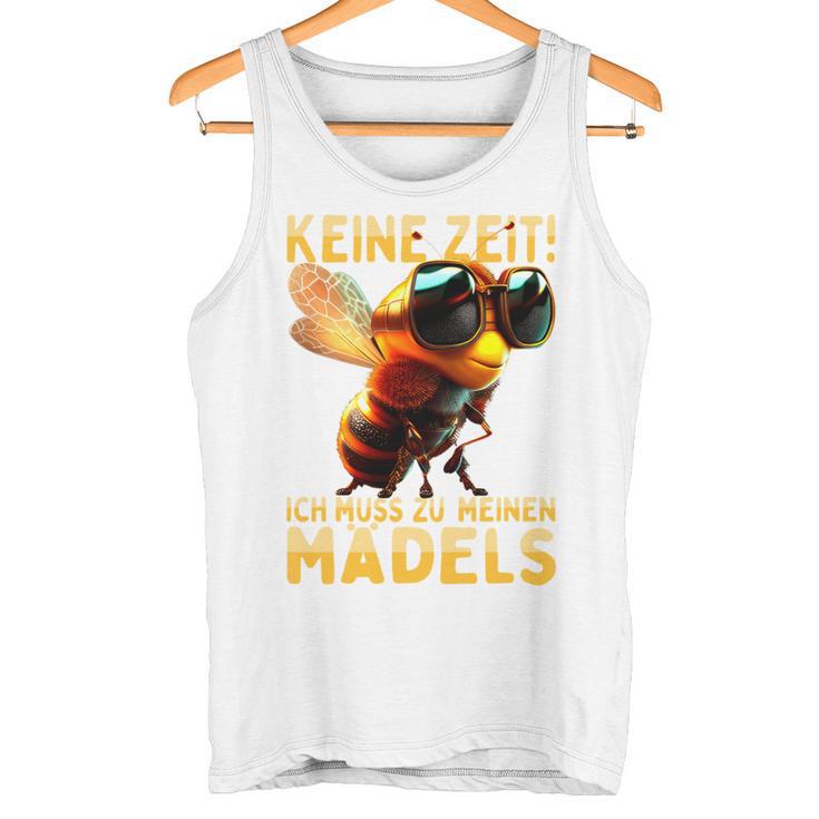 Keine Zeit Ich Muss Zu Meinen Mädels Bienenzüchter Bienen Long-Sleeved Tank Top