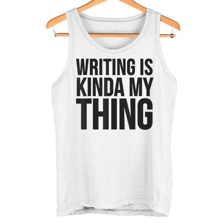 Schreiben Ist Mein Ding Writer Tank Top