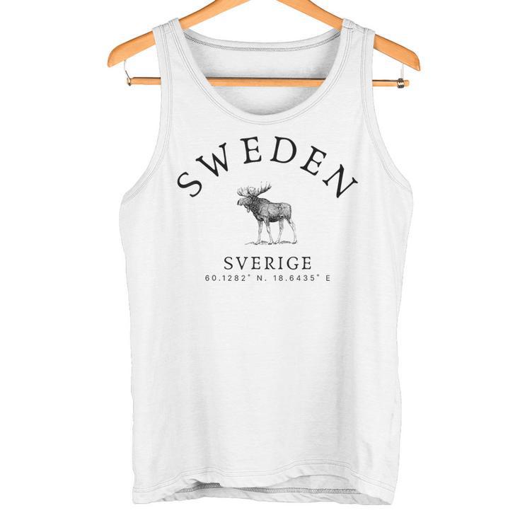 Sweden Sverige Scandinavia Midsommar Swedish Tank Top