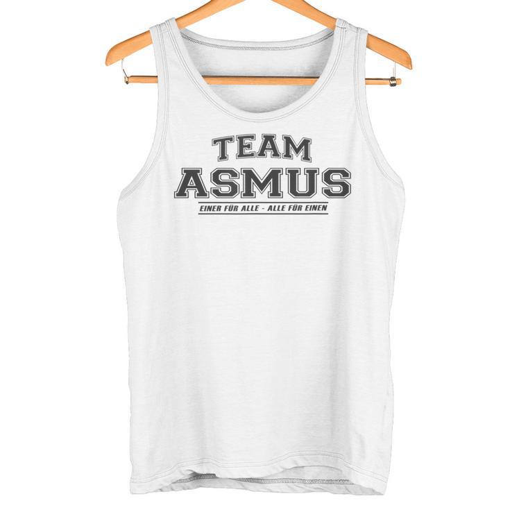 Team Asmus Stolze Familie Nachname Geschenk Tank Top