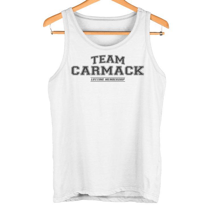 Team Carmack Stolzer Familiennachname Nachname Geschenk Tank Top