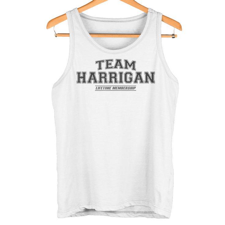 Team Harrigan Stolzer Familienname Nachname Geschenk Tank Top