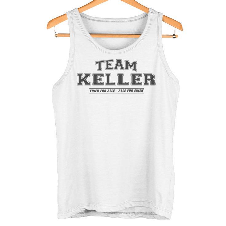 Team Keller Stolze Familie Nachname Geschenk Tank Top