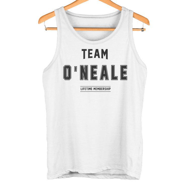 Team O'neale Proud Family Last Name Family Tank Top