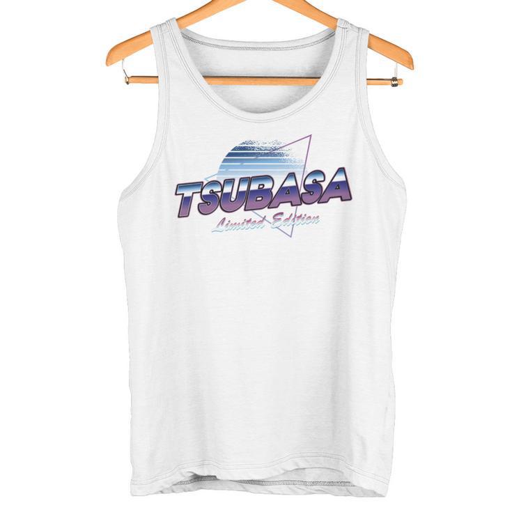 Tsubasa Namenshemd Ästhetischeaporwave 80Er 90Er Jahre Nachname Tank Top