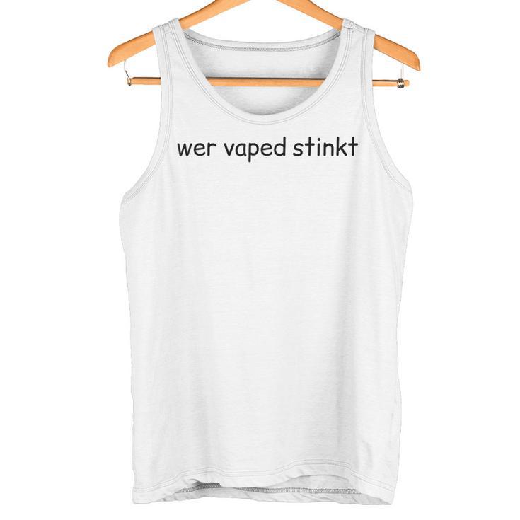 Whoaped Stinkt Lettering Tank Top