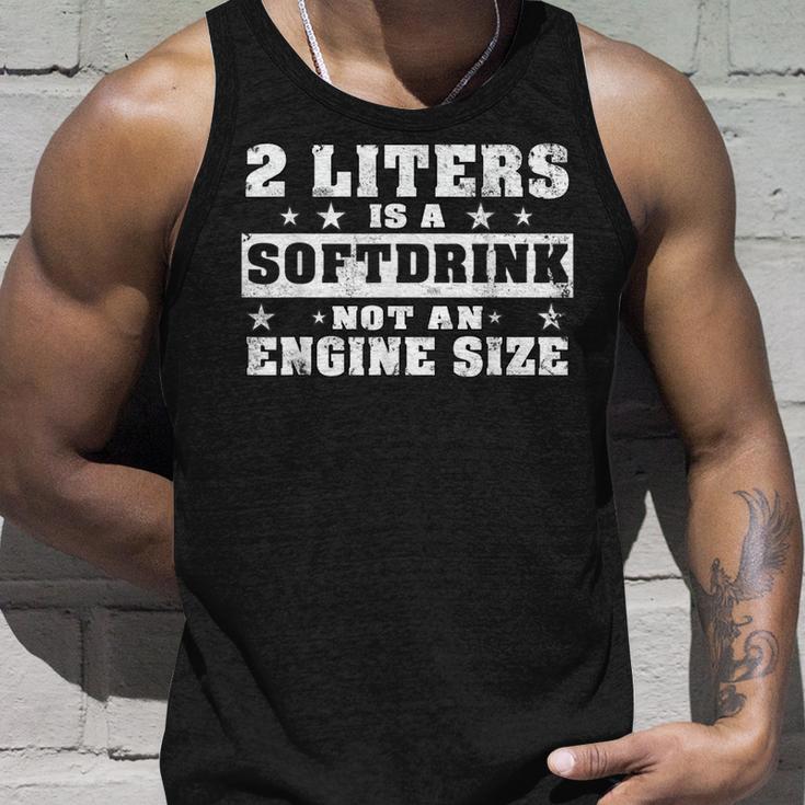 2 Litre Soft Drink Engine Size 8 Engine Size Tank Top Geschenke für Ihn