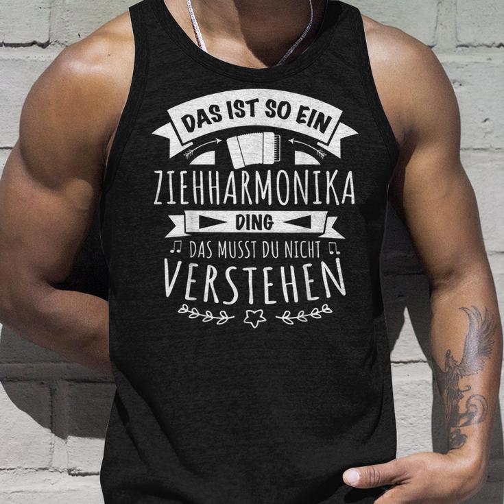 With Accordion Musician Das Ist So Ein Ziehharmonika Ding Tank Top Geschenke für Ihn