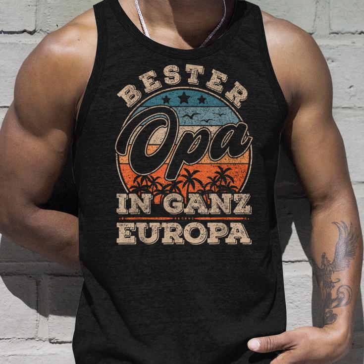 Bester Opa In Ganz Europa S Tank Top Geschenke für Ihn