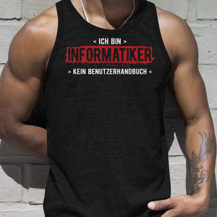 Bin Informatiker Kein Handbuch Computer Informatik Tank Top Geschenke für Ihn