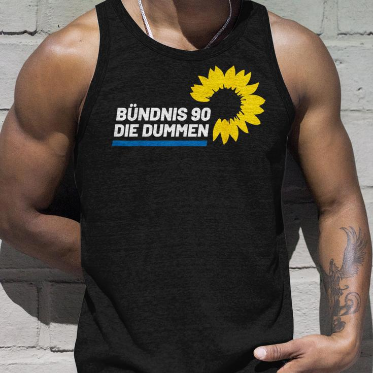 Bündnis 90 Die Dummen Dummheit Hat Eine Farbe Stop Klimawahn Tank Top Geschenke für Ihn