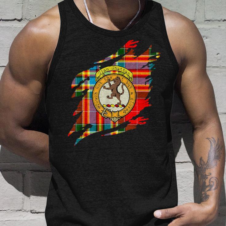 Chattan-Clan-Wappen Und Schottenkaro Schottischer Nachname Tank Top Geschenke für Ihn