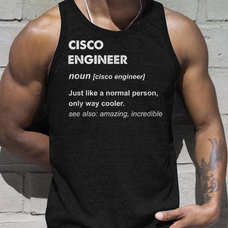 Cisco Engineer Tank Top Geschenke für Ihn