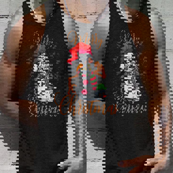 Creepy Christmas Scary Snowman Tank Top Gifts for Him