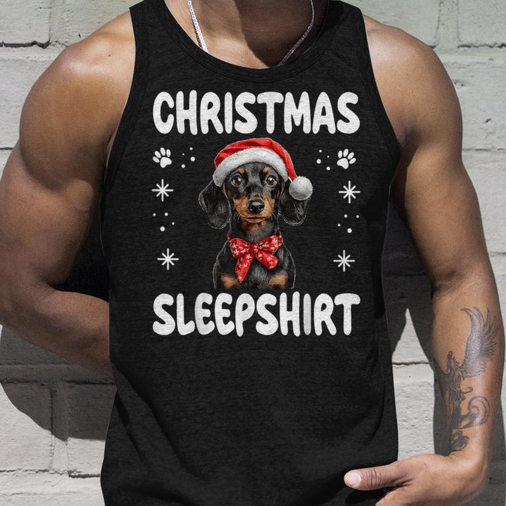 Dachshund Wiener Doxie Dog Nightdress Pyjamas Christmas Tank Top Geschenke für Ihn