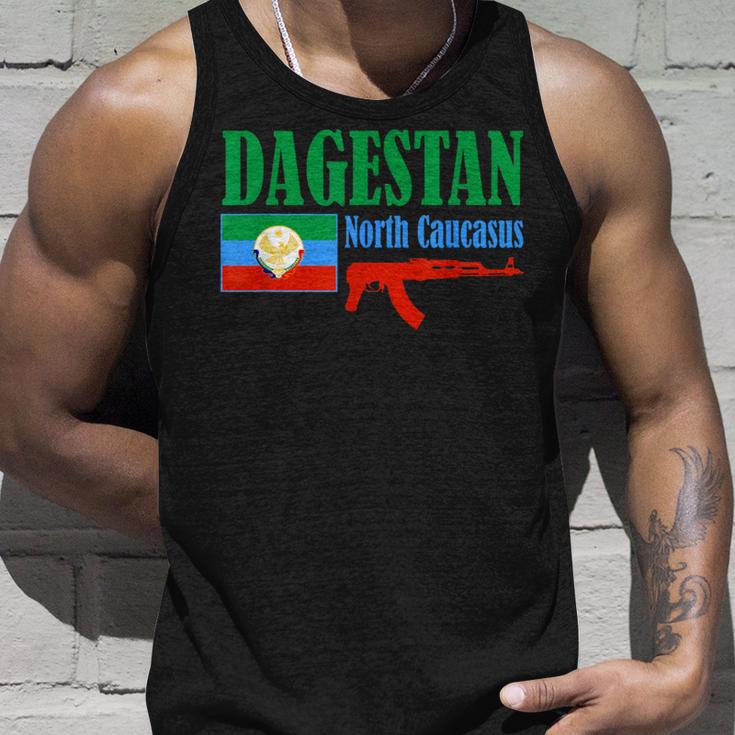 Dagestan Flag Stolzer Dagestani Tank Top Geschenke für Ihn