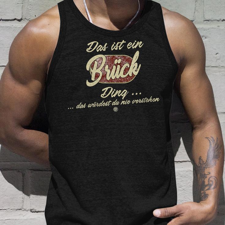 Damen Das Ist Ein Brück Ding Lustiges Familie Brück Mit-Ausschnitt Tank Top Geschenke für Ihn